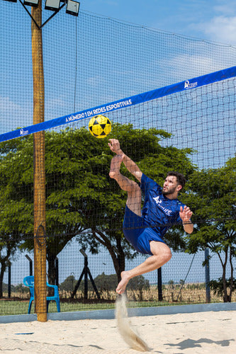 Rede Futvolei Oficial Personalizada + Fita De Marcação 9x18m