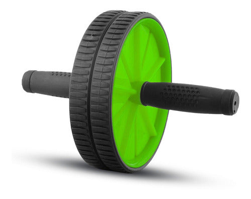 Rodinha MBFit roda abdominal dupla reforçada profissional fitness