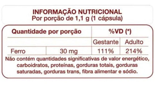 Suplemento Alimentar Hemolip 30 Cápsulas Zero Açúcar Sabor Sem sabor
