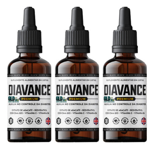 5x Frascos Diavanci Premium -melhor Com O Açúcar Controlado