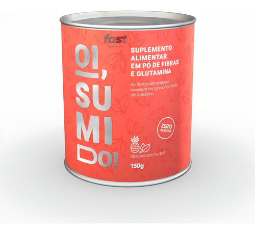 Suplemento Em Pó Oi Sumido Probióticos Sabor Abacaxi Com Hortelã Em Lata De 225g