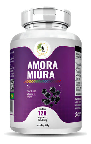 Amora Miura Vit. C Selênio E Zin 120 Cáps - Fits Life