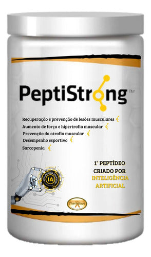 Peptistrong 2,4g Com Peptan - 30 Doses - Proteína Muscular Sabor Sem Sabor