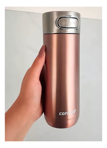 Copo Térmico Luxe Autoseal 473ml Chardonnay Contigo Cor Rose gold