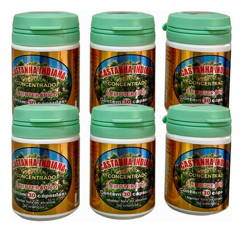 Kit 2 Frascos Castanha Indiana Sem Sabor