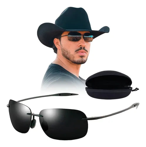 Óculos De Sol Country Rodeio Texas Americano Slim Polarizado
