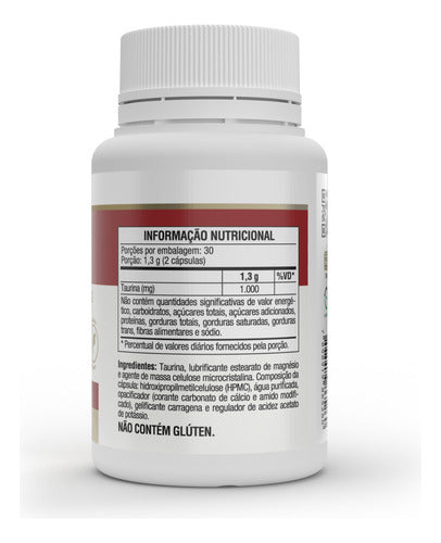 Taurine 60 Cápsulas Vitafor