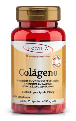 Colágeno Hidrolisado C/ Vitaminas Firmeza Elasticidade Pele
