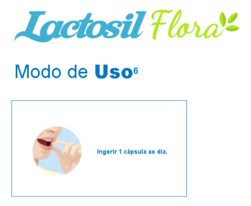Lactosil Flora Com 30 Caps - Apsen Sabor Sem sabor