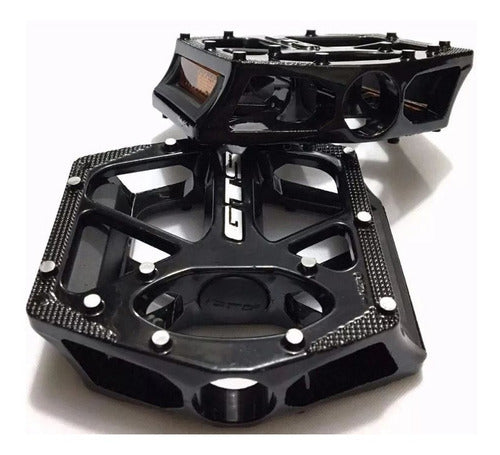 Pedal Gts Plataforma Aluminio Rosca Grossa Esferas Bike