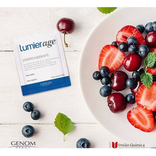Lumier age colágeno Genom pó com 30 sachês sem sabor