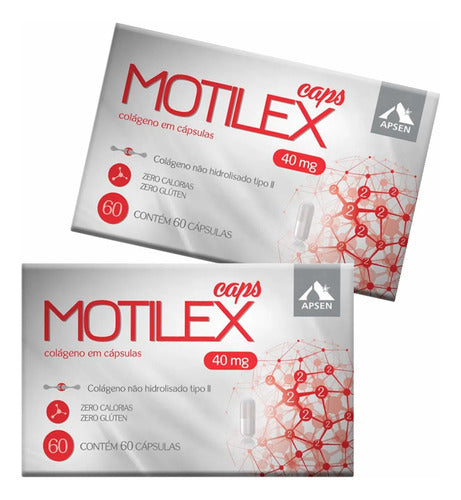 Motilex Caps Colágeno Tipo 2 Não Hidrolisado C/60 Cápsulas