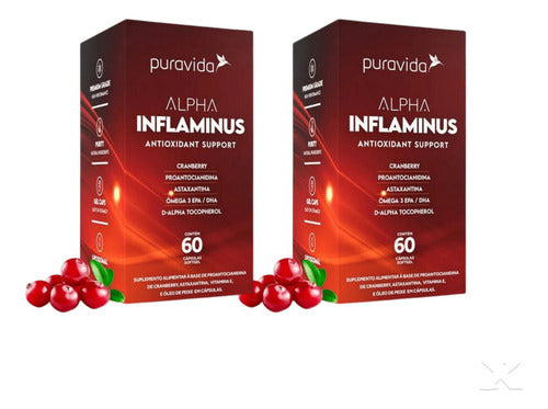2x Alpha Inflaminus Puravida Astaxantina + Proantocianidina