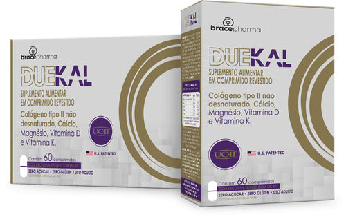 Duekal - Colágeno Tipo Il + Cálcio + Mag + Vit D + Vit K - 60cp