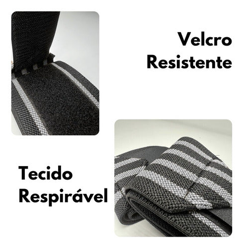 2 Protetor De Punho Profissional Articulação Cross Munhequeira Esportes Treino Academia Musculação Jp2auto
