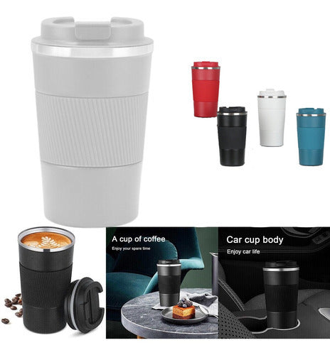 Copo Caneca Tampa Infusor Isolamento Térmico 510ml Com Tampa