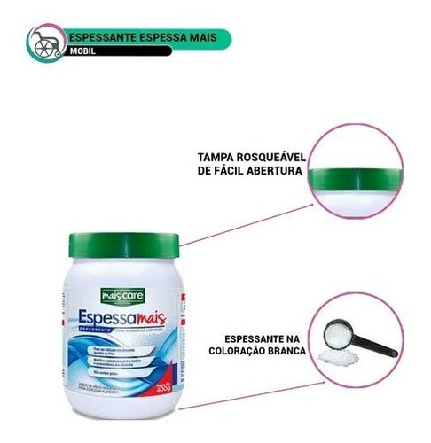 Espessante Alimentar Espessa Mais Lata 400g Mais Care Sabor Sem sabor