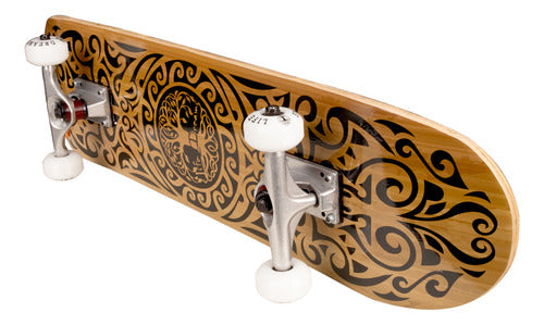 Skate Street Completo Montado Profissional PRO-II Maple Maori Wood 120KG Life Dreams