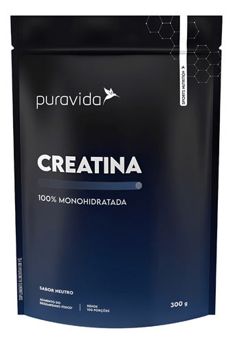 Creatina Monohidratada 300g - Pura Vida Sabor Neutro
