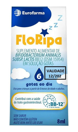Floripa Gotas 8ml Probiótico - Cólicas Bebê - Sem Sabor