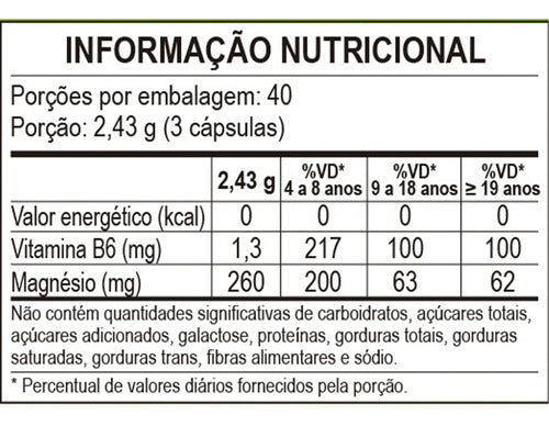 Cloreto De Magnésio P.a. 810mg Unilife 120 Cápsulas