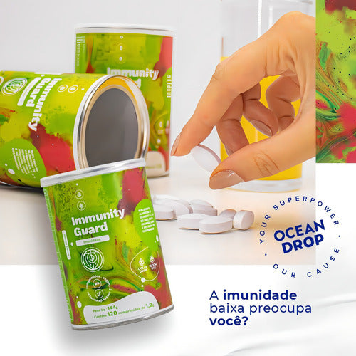 Immunity Guard Ocean Drop 120comp 1.200mg - Imunidade Alta