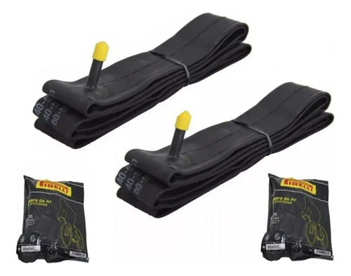 2 Camara De Ar Bicicleta Pirelli Aro 26 Bico Grosso 33mm Tipo da válvula Schrader