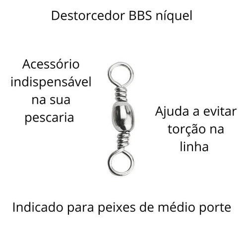 Girador Destorcedor Para Pesca De Peixes Médio Traíra Pacu