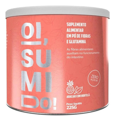 Suplemento Em Pó Oi Sumido Probióticos Sabor Abacaxi Com Hortelã Em Lata De 225g