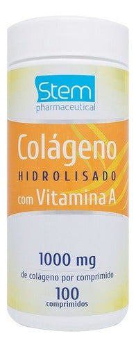 Colágeno Hidrolisado 1000mg + Vitamina A 100 Comprimidos