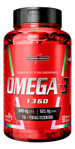Ômega 3 TG 1360mg Ultra Concentrado 60 cápsulas Integralmédica