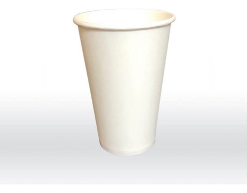 Copo Papel Branco 500ml - Pct 80 Unidades Biodegradável