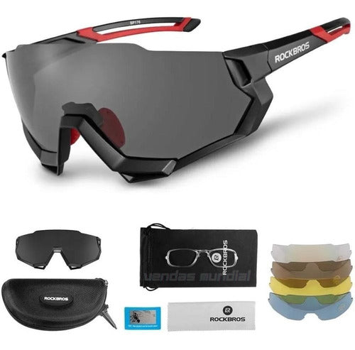 Rockbros Ciclismo RB-SP176 cor da armação verde sem gênero óculos para ciclismo