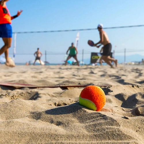 Kit 3 Pcs Bola Beach Tennis Bola Bolinha Tênis Quick Shot