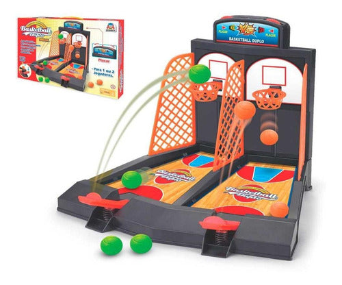 Jogo Basquete Basketball Duplo Com Placar - Braskit