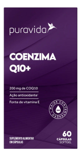 Coenzima Q10+ C200mg - Pura Vida Sabor Sem sabor