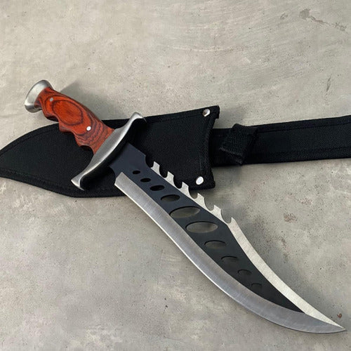 Faca Facão Rambo Militar Tático Muito Afiado Camping Pesca