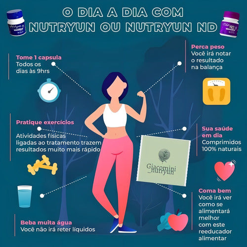 Suplemento em cápsulas Nutryun Premium  Tradicional ervas natural Nutryun Premium em pote de 1L 30 un