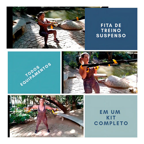 Fita Para Treinamento Suspenso Musculação Academia Pilates