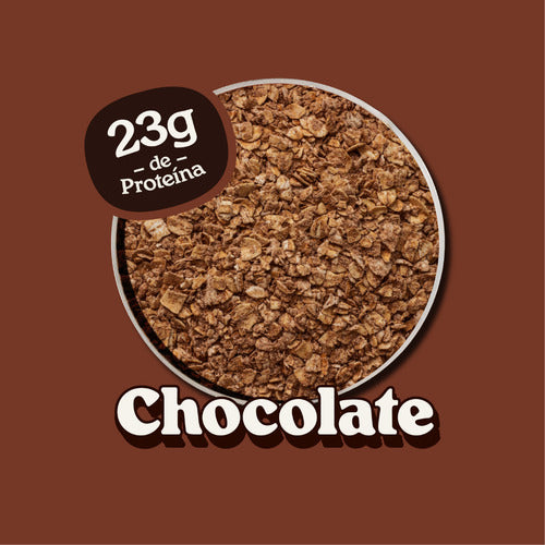 2x Mix De Proteínas Oatmeal Cacow Chocolate 450g