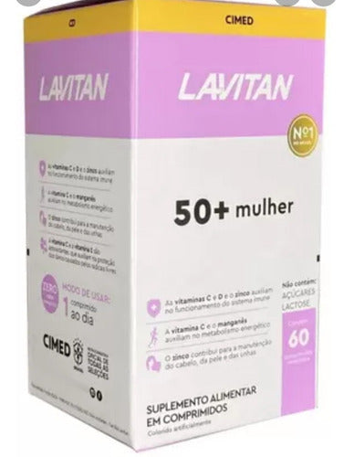 Lavitan Multivitamínico +50 Mulher 60 Cápsulas
