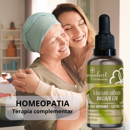 Viscum Album Homeopático Uso Humano Gotas 50ml. Sabor Sem Sabor