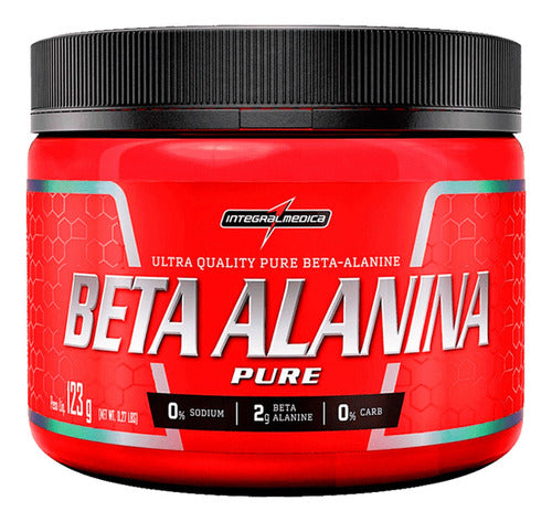 Beta Alanina Pura em Pó 123g Integralmédica