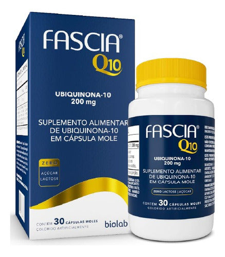 Suplemento Alimentar Fascia Q10 200mg - 30 Caps. Moles Sabor Without Flavor