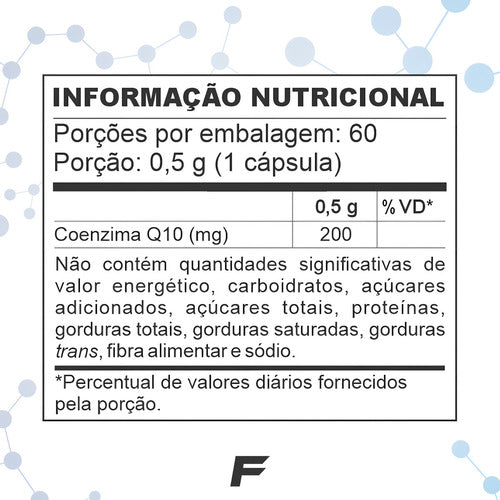 Coenzima Q10 200mg Pura Alta Concentração 60 Vegan Caps - Forged Nutrition