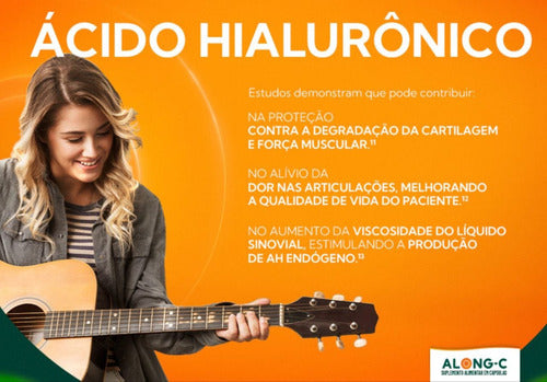 Suplemento Alimentar Along C Cúrcuma Com 30 Capsulas Sabor Sem sabor