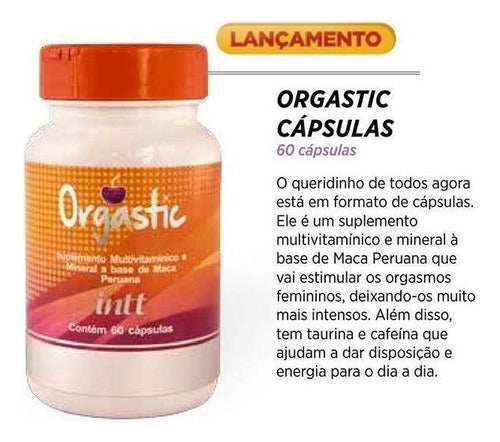 Orgastic Cápsulas Suplemento - Intt Cosméticos