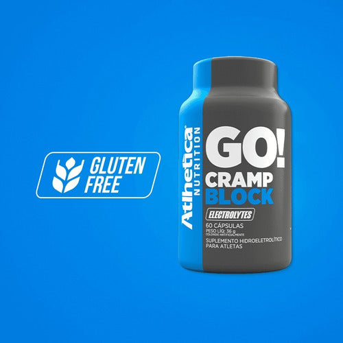 Atlhetica Nutrition - Go! Cramp Block 60 Capsulas - Sem sabor