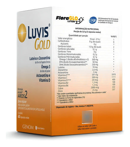 Luvis Gold 60 Cápsulas Moles