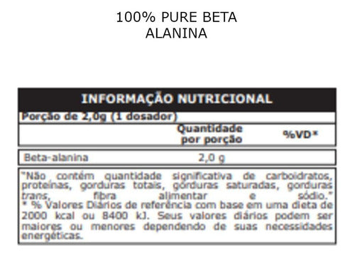 Suplemento Em Pó Probiótica Beta Alanina 100% Pura 150g - Aminoácidos Em Pote De 150ml
